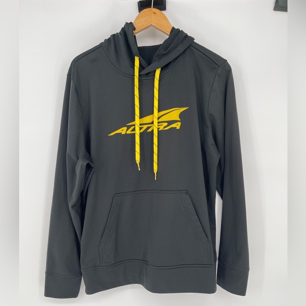 Altra Black Hoodie with Yellow Accents